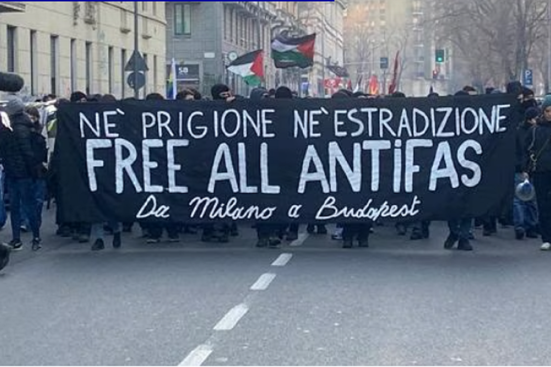 MilanoPost manifestazione anarchici Milano gennaio 2024